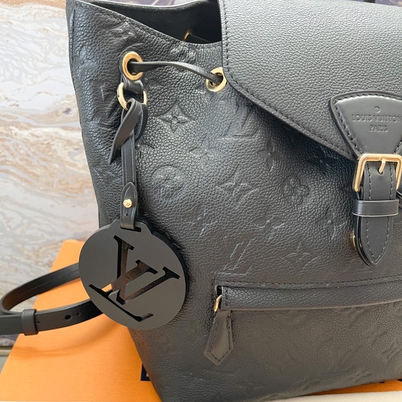Louis Vuitton Empreinte Montsouris NM Black Leather Backpack - Picture 6 of 11